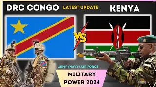 DRC Congo vs Kenya military power comparison 2024 | Kenya vs DRC Congo Military Strengths 2024