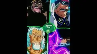 Blackbeard & Shiryu vs Rayleigh & Zoro