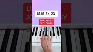 Luminary - Joel Sunny (Piano Tutorial) #easypianotutorial #pianobeginner #easypiano