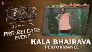 Singer Kala Bhairava Live Performance @ RRR Pre Release Event