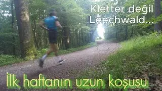 Yarı maraton hazırlığında ilk uzun I Leechwald'de koşu