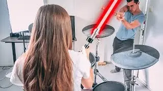 Star Wars Drum Cover Challenge! (The Force Theme) | By TheKays