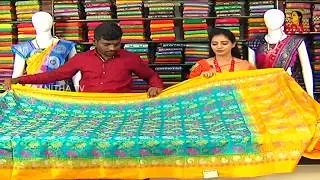 Beautiful Kathan Work Saree With Jute Viving | New Sarees Store | VanithaTV Live