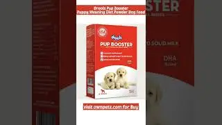 Drools Pup Booster - Puppy Weaning Diet Powder Dog Food For All Breeds #OwnPetz #dogfood
