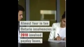 Payday loans and insolvencies in Ontario