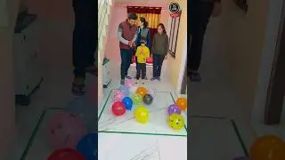 Watch till end😍🤣!!Blindfold Pick Colour Balloon Challenge!!#challenge#shorts #animal #jamaljamaloo
