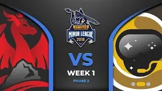 SMITE Minor League: Team Cryptik  VS Space Station Gaming Gold (Phase 2 Week 1)