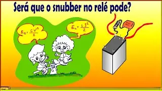 Posso usar um snubber em paralelo com a bobina do relé?