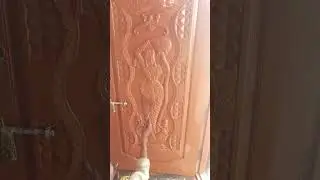 😍👍 asian company golden brown colour apply to door.👌