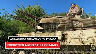 Forgotten Tanks on Abandoned French Military Airfield