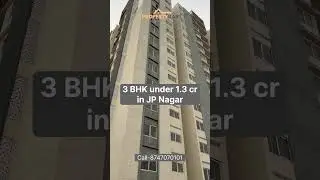3 BHK under 1.3 cr in JP Nagar | Birla Apple Aroma | ☎️ 8747070101 | Propertykart #flatsforsale