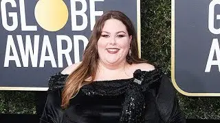 Chrissy Metz Dazzles In Black Off The Shoulder Gown At The 2018 Golden Globes &mdash; Pic