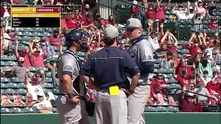 Pitching coach making sure his player feels loved