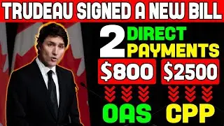Double payment on the way: $800+$2500 a Huge Increase In OAS & CPP | announced by Trudeau