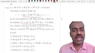 Commutative Algebra - 4-Exactness of tensor product of modules