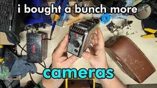 i bought a bunch of cameras while thrifting