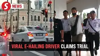 E-hailing driver, who nearly hit pedestrian, charged with dangerous driving
