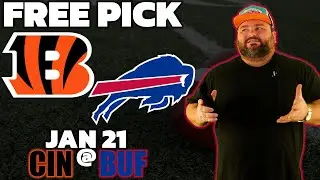 Bengals vs Bills Free Pick | NFL Football Divisional Round Predictions | Kyle Kirms | Sauce Network