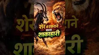 शेर से टकराने वाला शाकाहारी,Sable Antelope ? #animalfacts #animals #natualbeauty #shortvideo