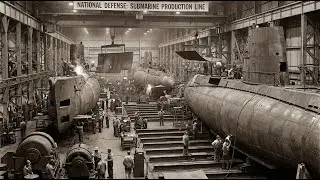 Inside a WWII Submarine Factory &mdash; From Raw Steel to Deepsea Battlefield (Full Operation)