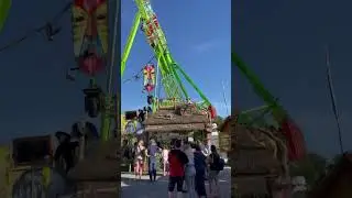 45 Meter Riesen Schaukel auf der Kirmes 🎡 #shorts
