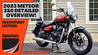Discover the NEW Supernova Red 2023 Royal Enfield Meteor 350!