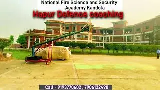 Firefighters Training Uttar Pradesh Kaushal Vikas mission Yojana And Hapur Defence coaching 