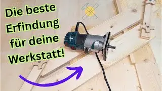 Die perfekte Nut: Deine DIY-Fr&auml;s-Schablone (Mit Anlaufring & 100% pr&auml;zise)🤫Holz-CNC-Werkstatt😎