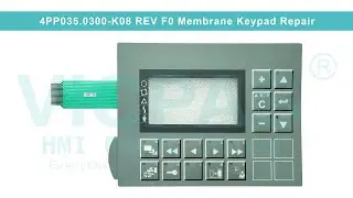 B&R Power Panel 35 Series 4PP035.0300-K08 REV F0 Membrane Keyboard Keypad Repair