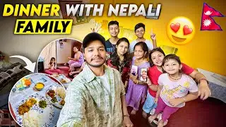 Nepali Family invited 😍 me on Dinner | Family Vlog | AdvikJourney