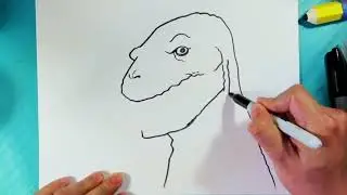How to Draw SHIN GODZILLLA - Draw Along
