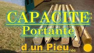 fondations Profondes:  Un exercice de calcul de capacité portante de pieux