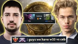 W33 vs TOPSON - Two-Time TI Final vs Two-Time TI Champion 🥇