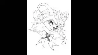 Faerie Yurble Commission 30 sec Video Process #art #drawing #neopets #drawingprocess #speedpaint