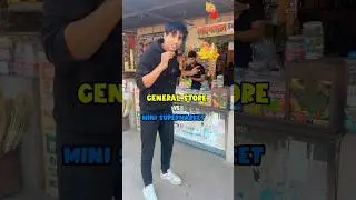 WHICH IS CHEAPER ? MALL OR GENERAL STORE  #shorts #short #shortsfeed
