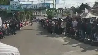 Ffa vespa crash road race bukittinggi #roadrace #vespa #crashroadrace