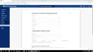 ONTAP 9.10.1 - CA - Case 1 - Generate a Certificate signing Request
