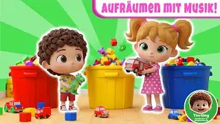 🧸 Aufr&auml;umen Lied f&uuml;r Kinder | Spielzeug aufr&auml;umen macht Spa&szlig; 🎵 TierSing &ndash; Kinderlieder & Lernlieder
