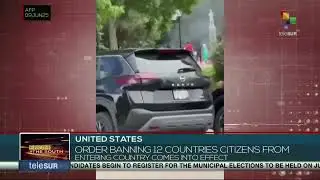 United States, order banning 12 countries citizens from entering country comes into effect