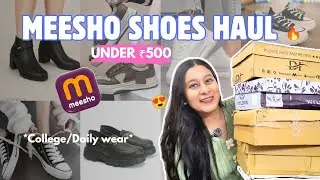 MEESHO Shoes Under ₹500😱 | College & Daily Wear Must Buy! *Honest Review*🔥