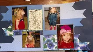 RIBBONS ALL DAY SCRAPBOOK PAGE BY SIMPLY SCRAPBOOKED USING CREATIVE MEMORIES