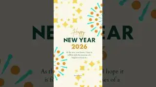 Happy New Year 🎊 New beginnings, new mindset, same me just stronger 💪 #HappyNewYear #2026