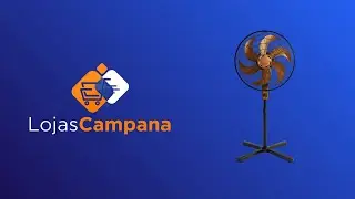 Ventilador de Coluna 40cm Ventimais Turbo 126w Preto/Bronze VOC40CMT01