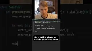 49. Group Anagrams Python LeetCode Solution  #leetcode #coding #codingproblems #python
