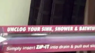 Zip-It drain tool - you won't believe it!