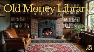 Old Money Library &bull; Crackling Fireplace &bull; Heavy Rain &bull; No Ads &bull; 3 Hours