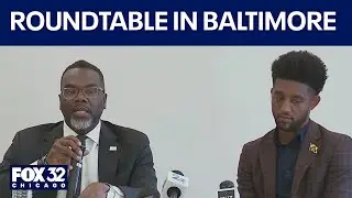 Mayor Johnson attends roundtable in Baltimore, addresses Chicago's crime reduction