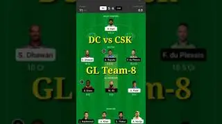 CSK vs DC| GL Team-8