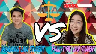 Full-time law student vs. Working law student (Vlog#6)