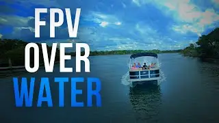 HOW to FLY an FPV DRONE from a MOVING BOAT